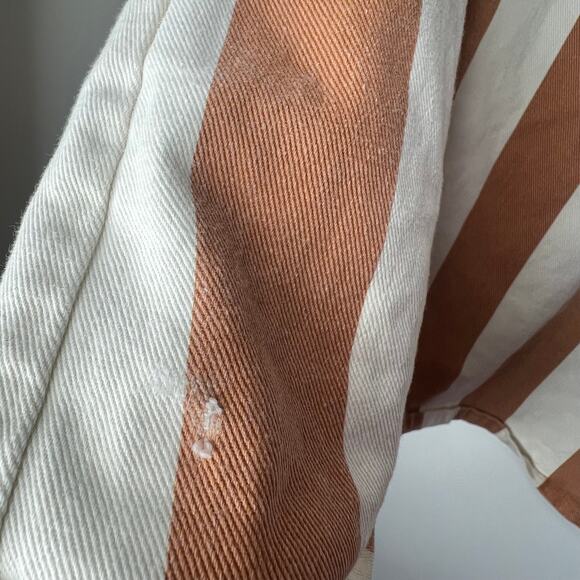 Simon Miller Denim Stripe Sahara Mini Dress Size XL - Picture 7 of 12